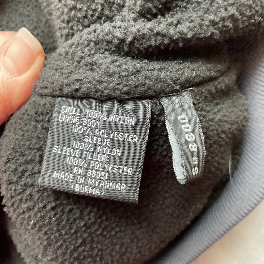 Keystone Klassic Wheels Mens Jacket‎ Sz L Gray Fleece Lined Bomber Tri Mountain